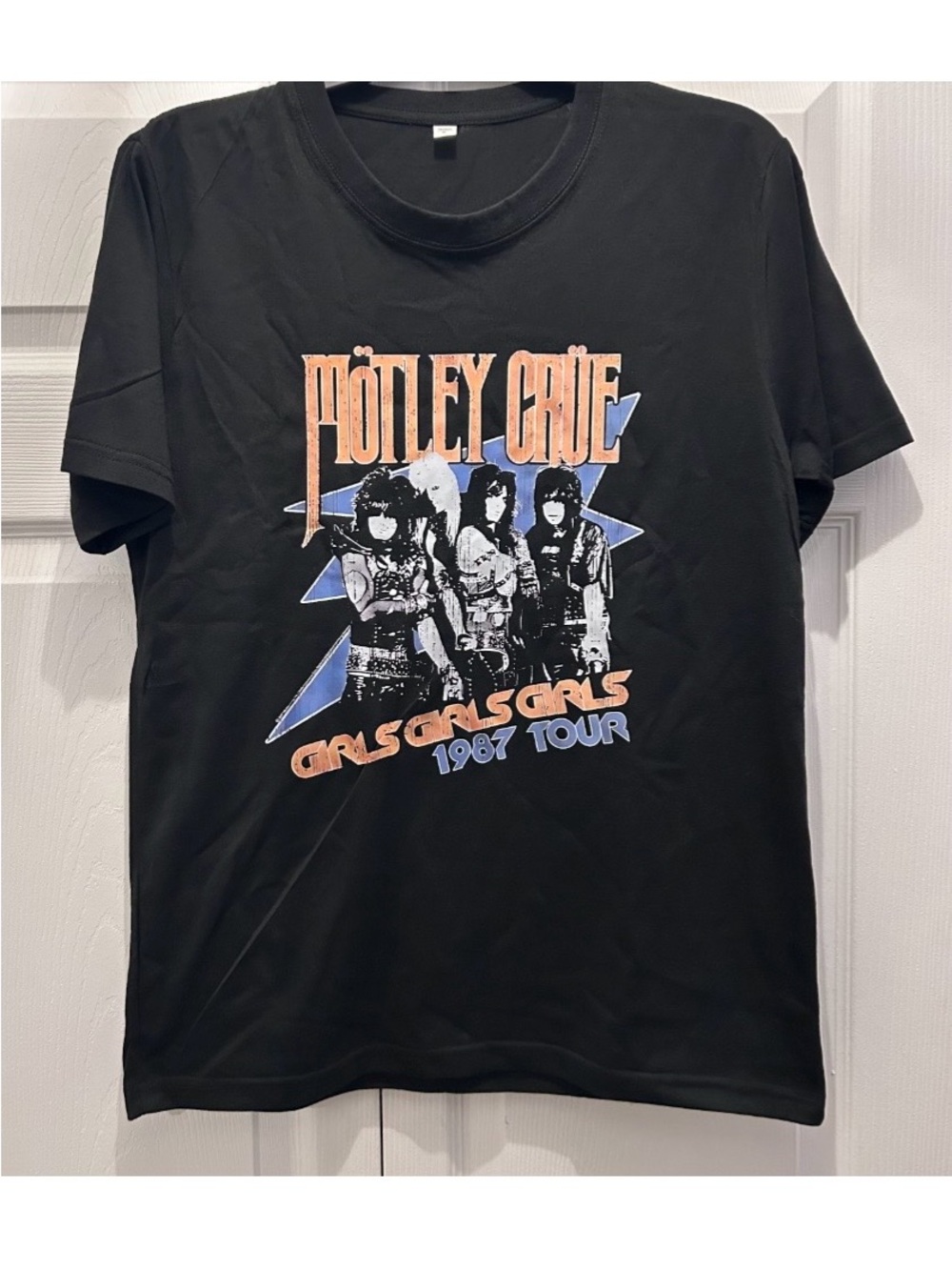 Mötley Crüe "Girls, Girls, Girls" 1987 Black Tour T-shirt